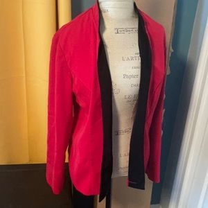 Red- Black Collard Blazer